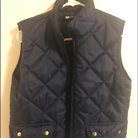 Jackets & Blazers - Navy Blue quilted Vest
